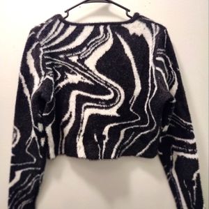 Black And White Sweater